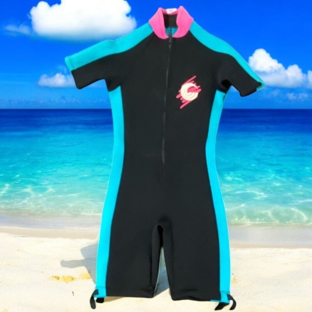 * O'Neill Wetsuit women’s medium in Black pink and Blue